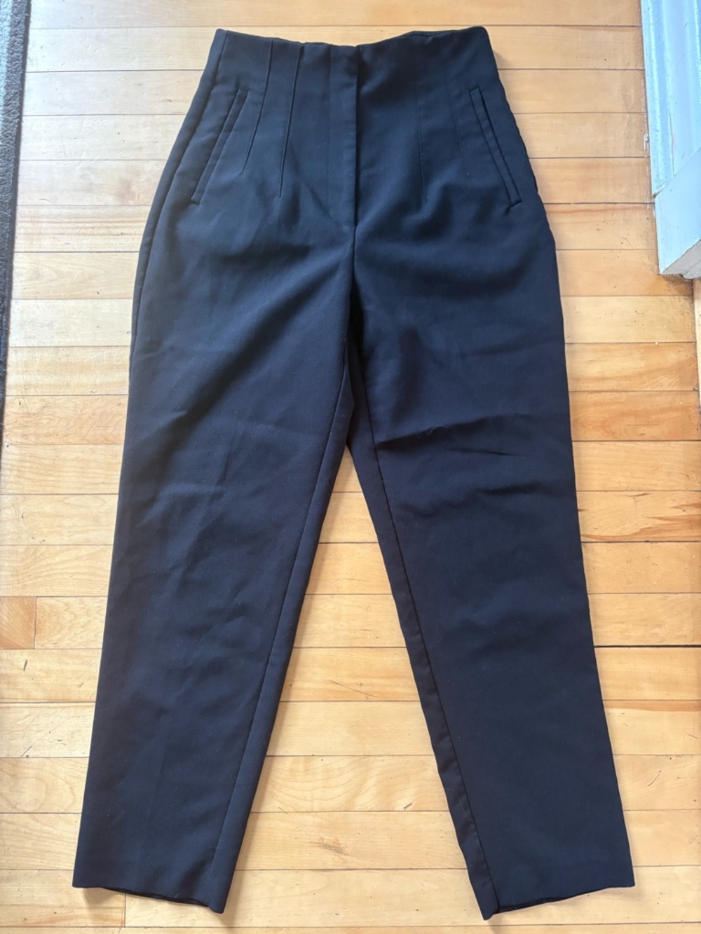 Zara Black Dress Trousers high Waistband
